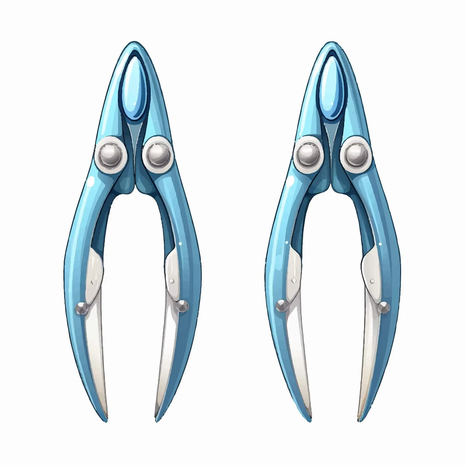 Vector Illustration of Pincers on White Background — free download from Dotvec