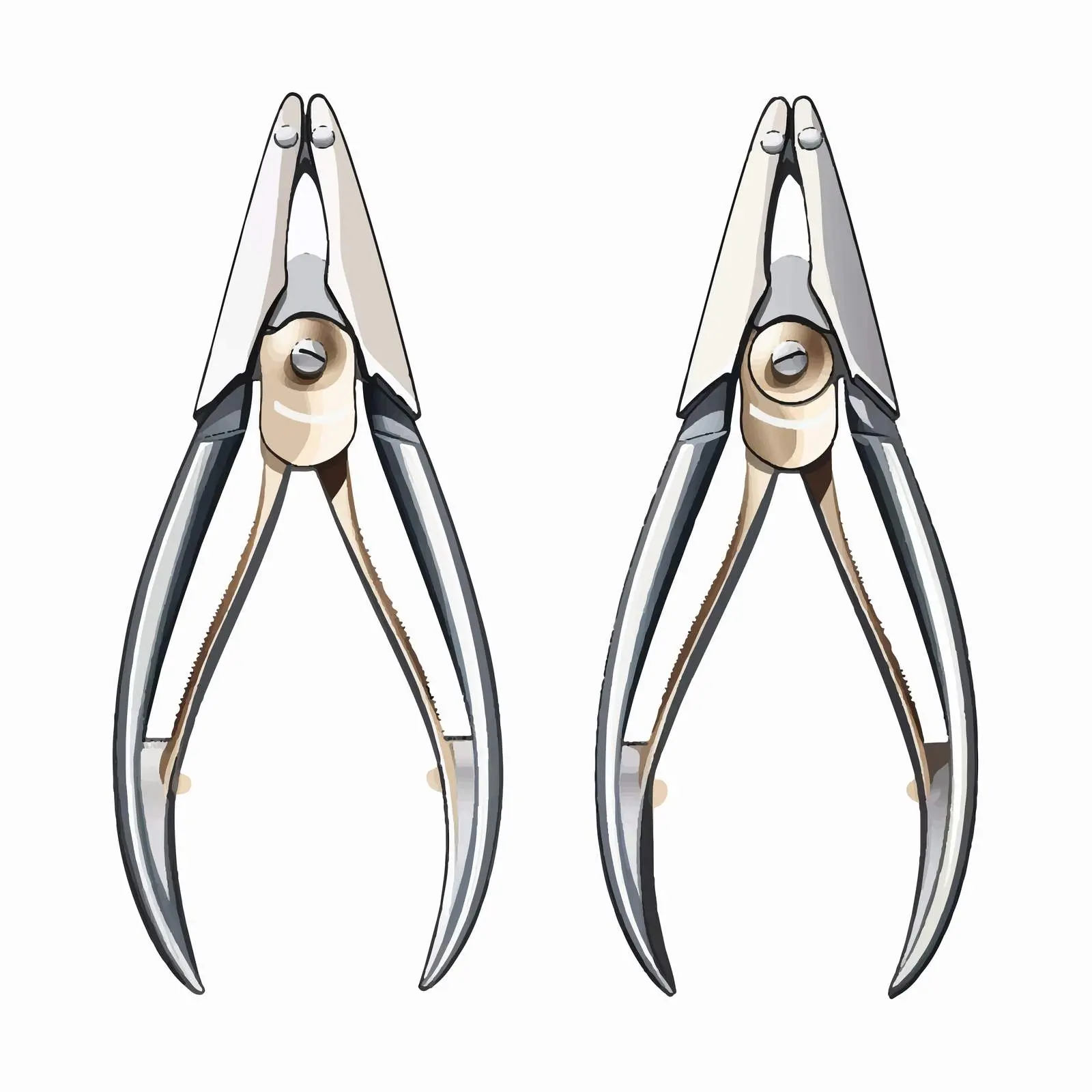 Pincers Vector Illustration on White Background — free download from Dotvec