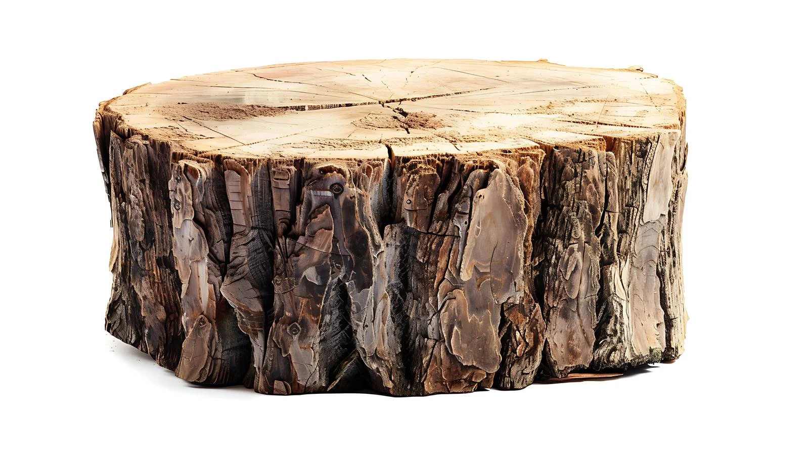 Natural Pine Stump Background Texture Isolated — free download from Dotvec