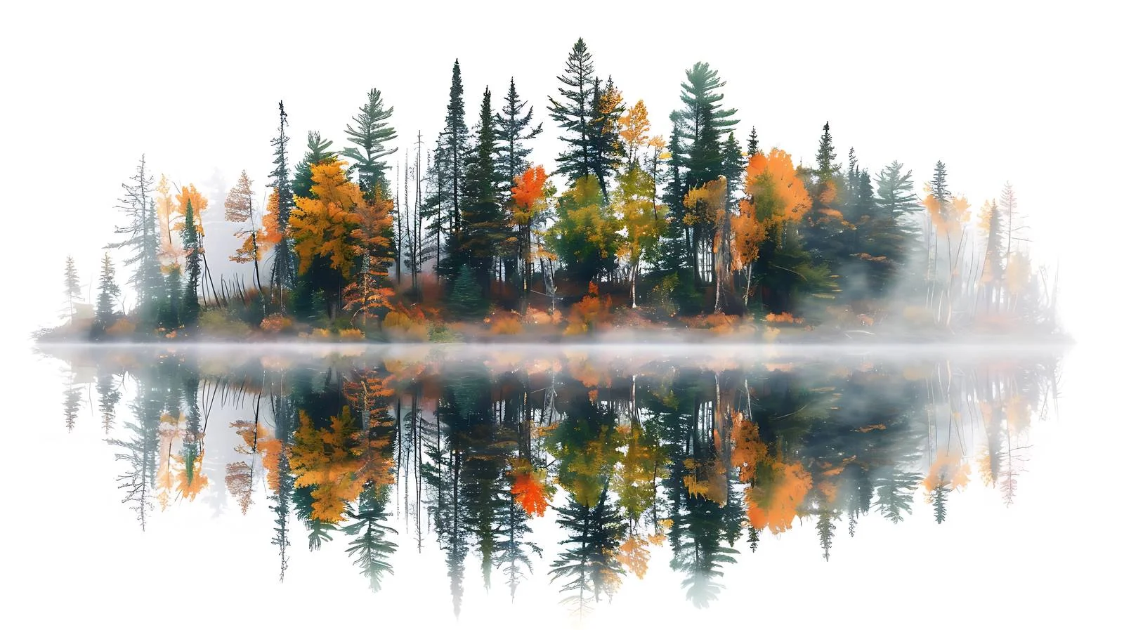 Misty Pines and Aspen at Boundary Waters — free download from Dotvec