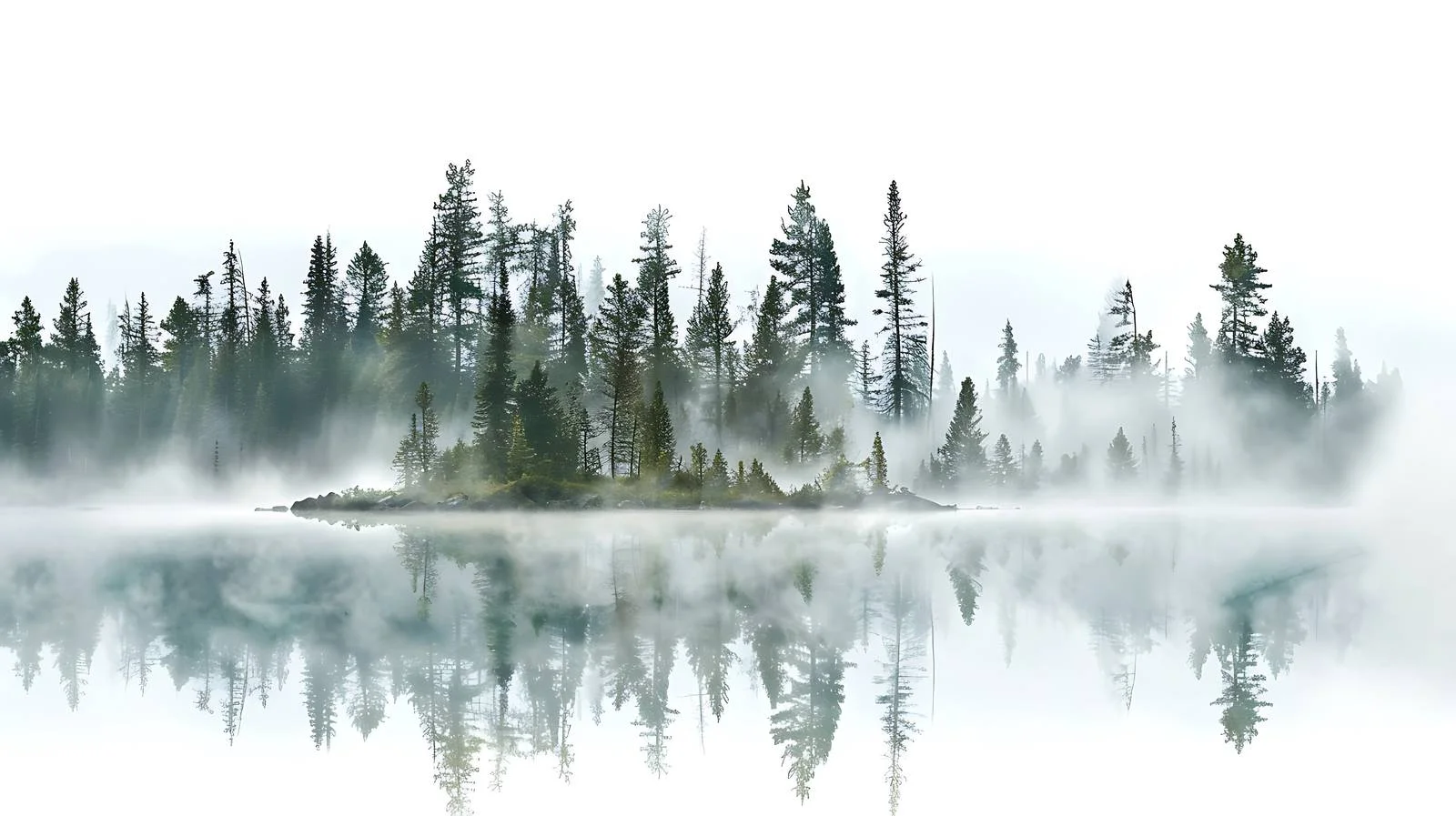 Misty Pines and Aspen at Boundary Waters — free download from Dotvec