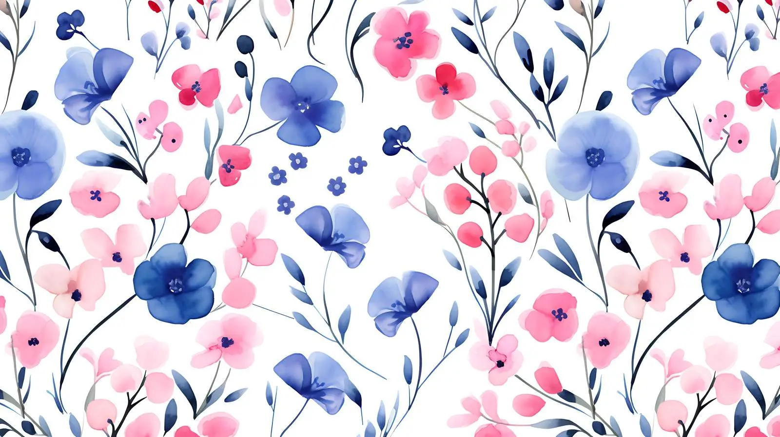 Floral Seamless Pattern Design — free download from Dotvec