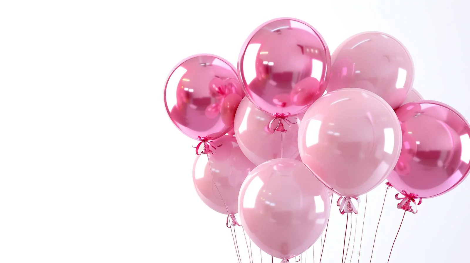 Pink Balloon Product Showcase — free download from Dotvec