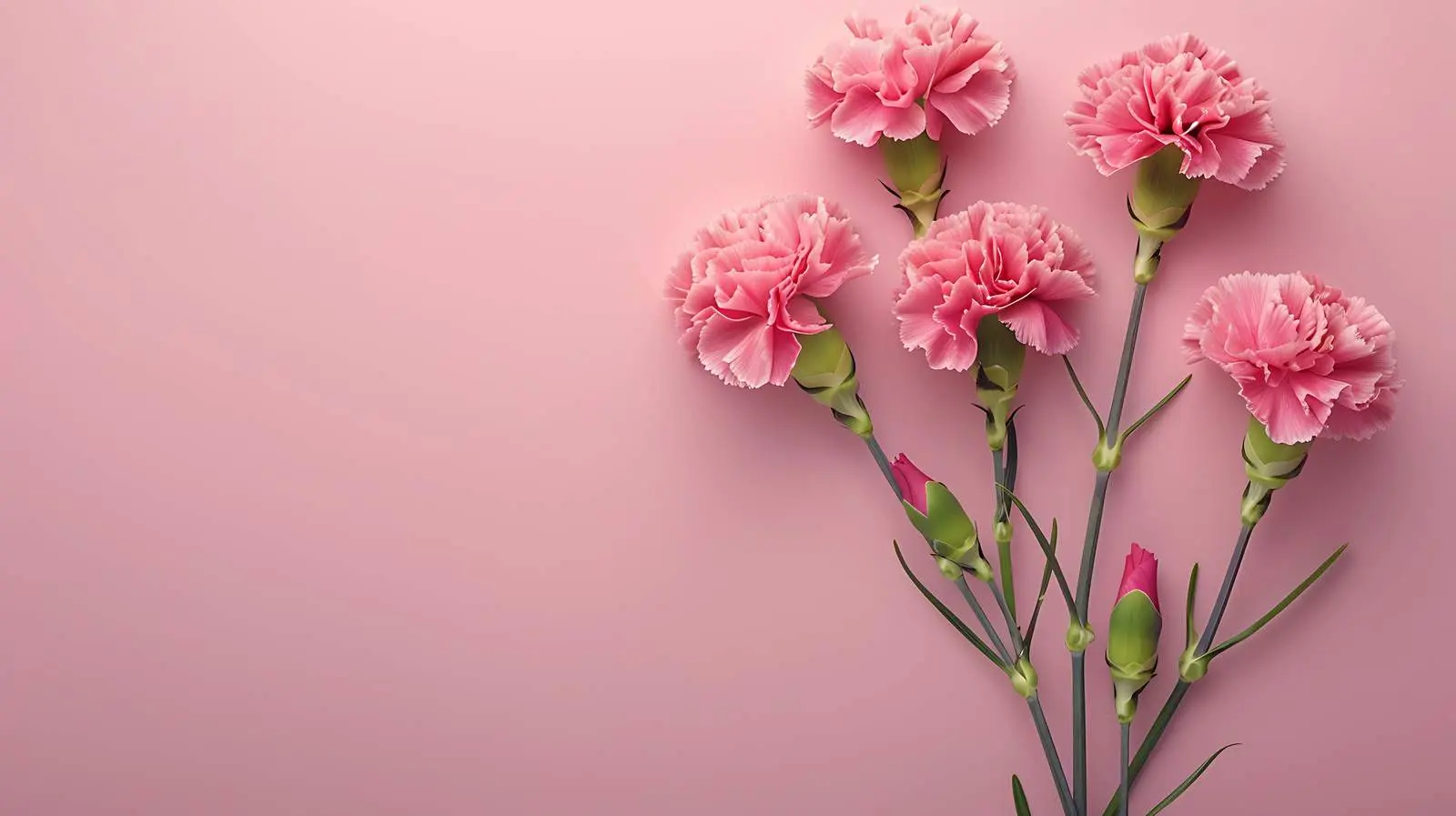 Minimal Aesthetic Pink Carnation Flowers Photography – free aesthetic flowers image from Dotvec