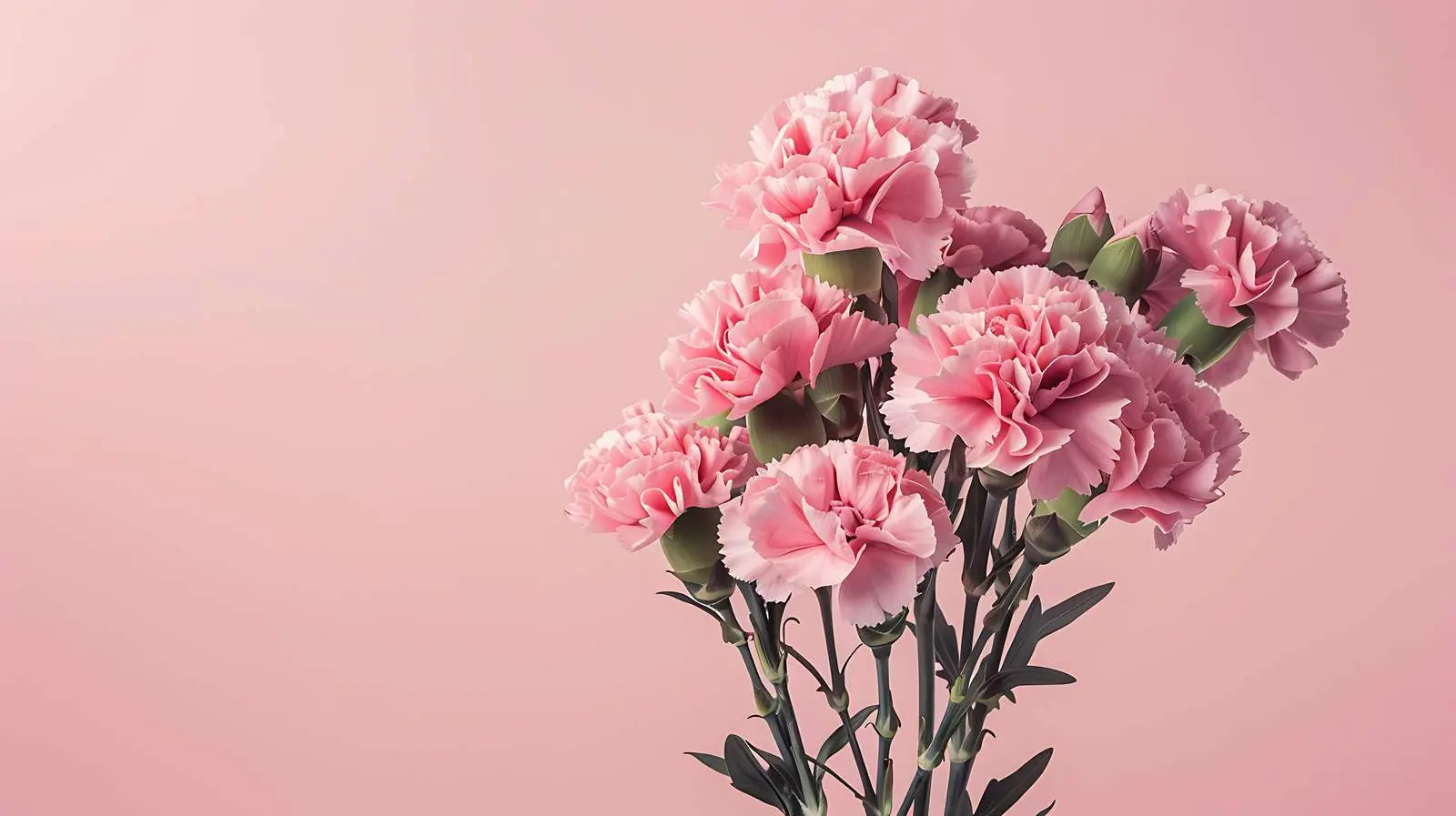 Pastel Pink Carnation Flower Bouquet Arrangement — free download from Dotvec