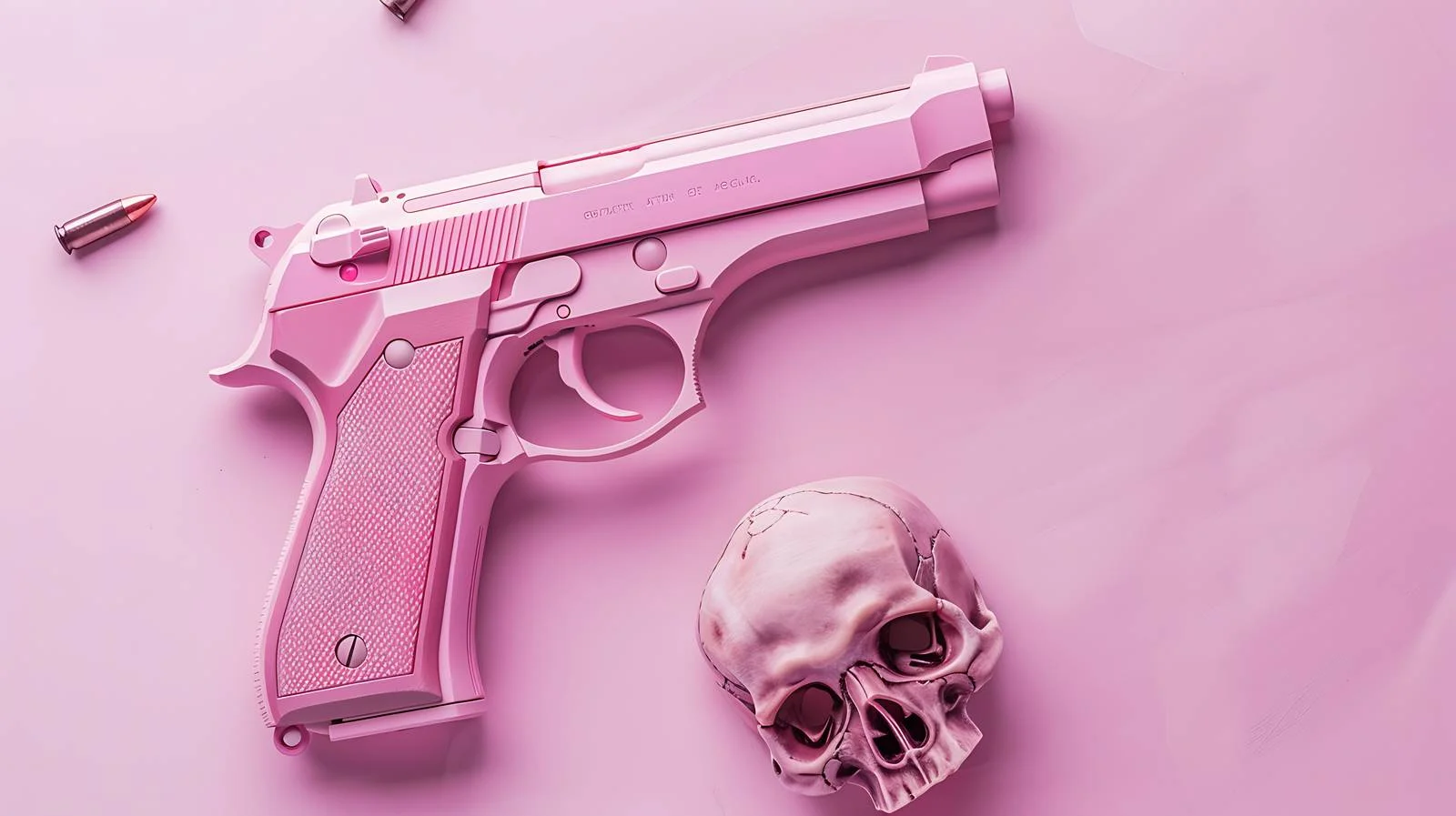 Pink Pastel Handgun SKU Image — free download from Dotvec