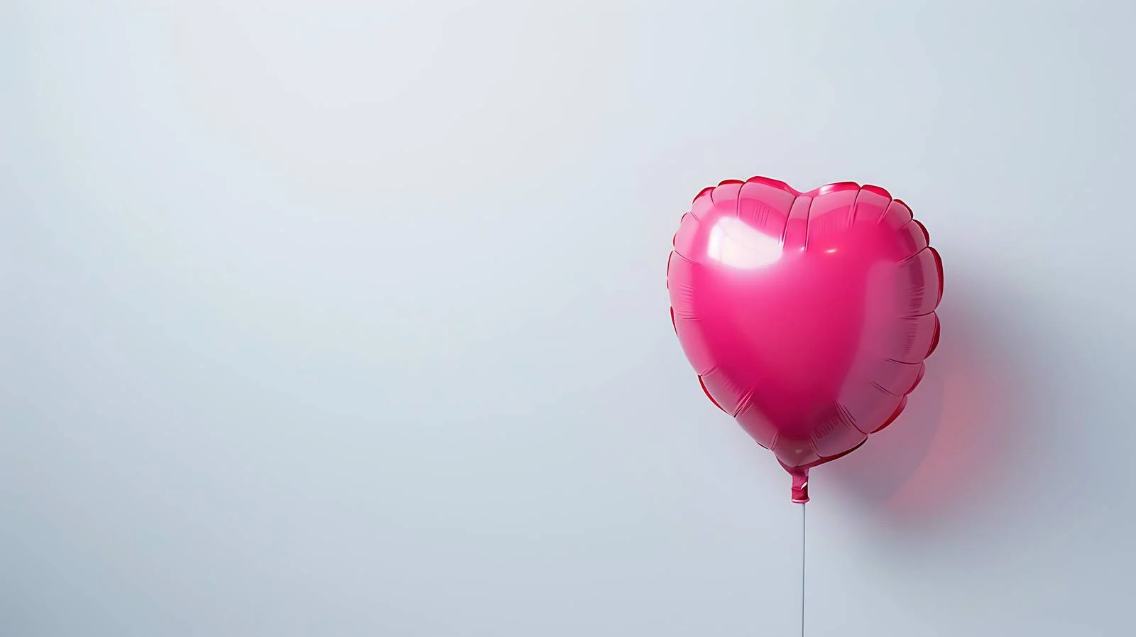 Romantic Heart Balloon on Bright Background — free download from Dotvec