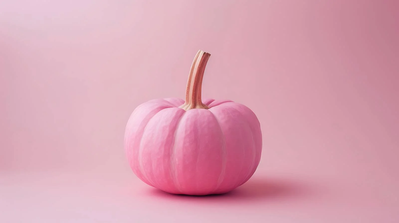 Minimal Pink Pumpkin on Pastel Background — free download from Dotvec