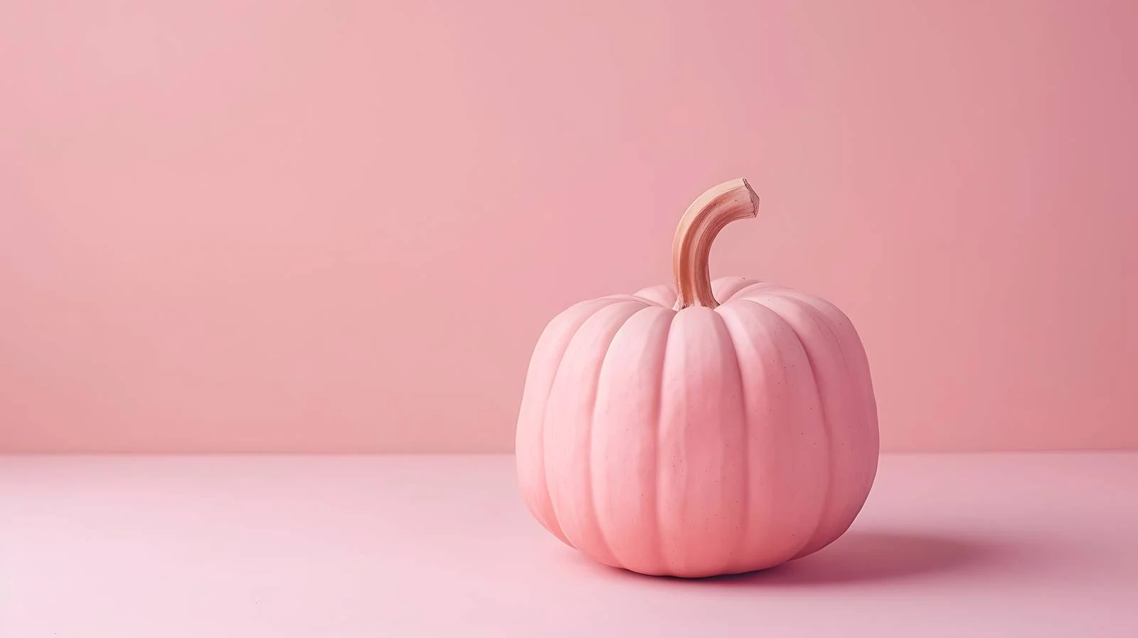 Pink Pumpkin on Pastel Pink Background — free download from Dotvec