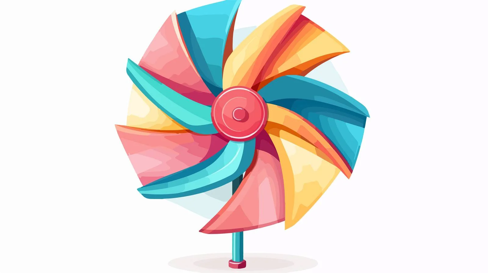 Colorful Pinwheel Toy Image — free download from Dotvec