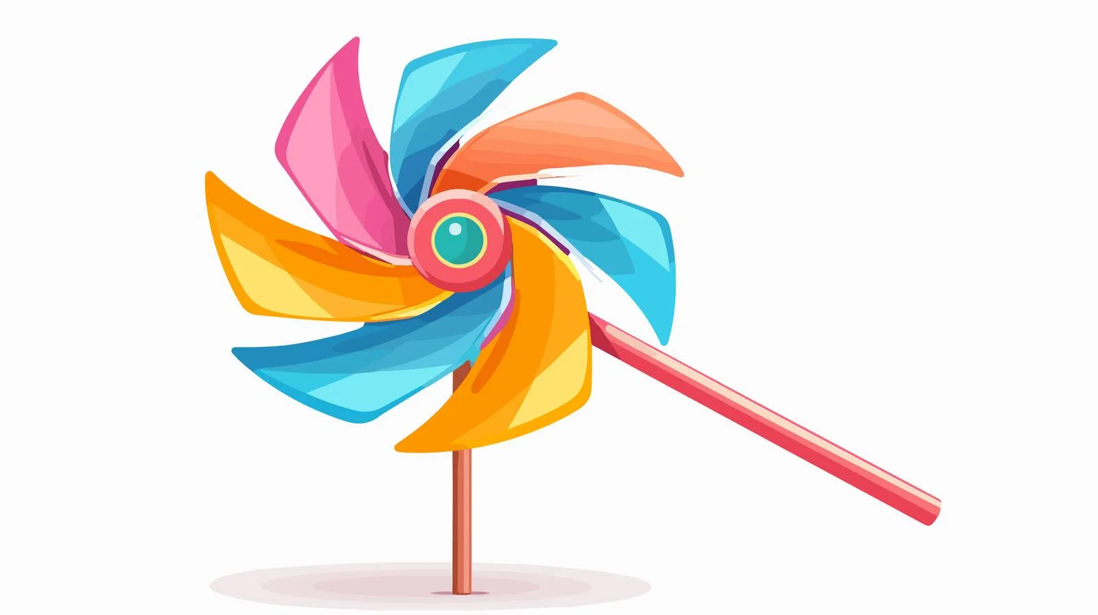 Premium Pinwheel Toy — free download from Dotvec