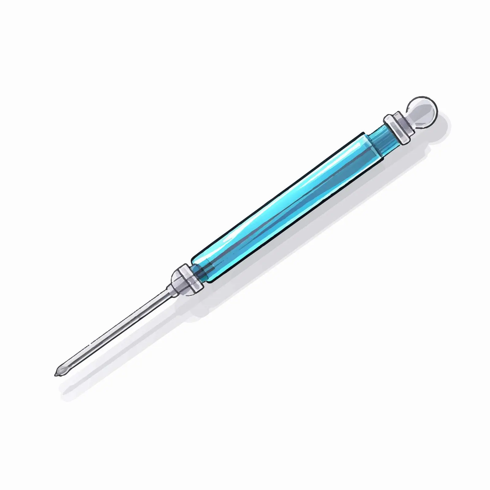 Cartoon Pipette Vector Illustration — free download from Dotvec
