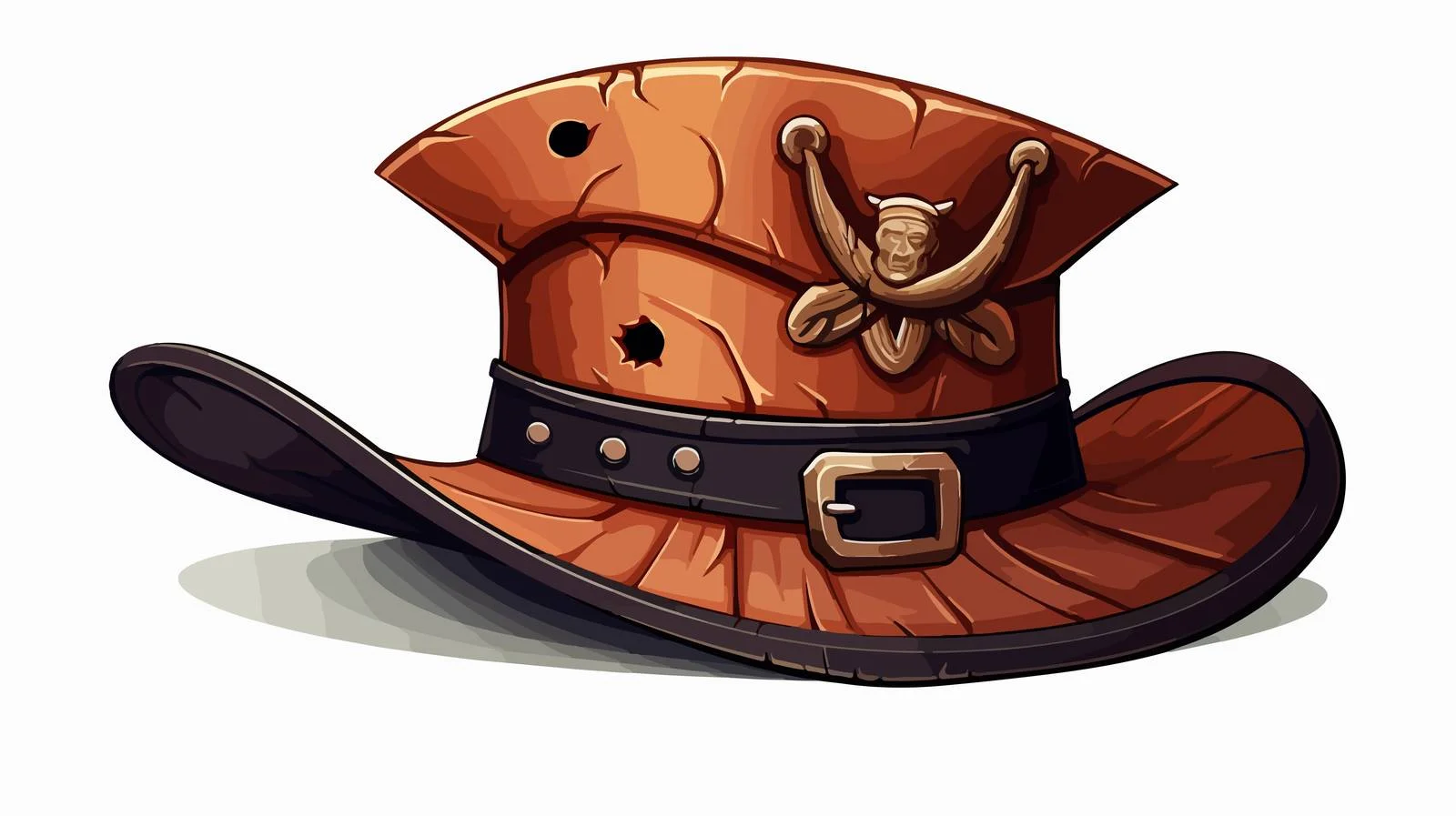 High-Quality Pirate Hat Cartoon Illustration — free download from Dotvec