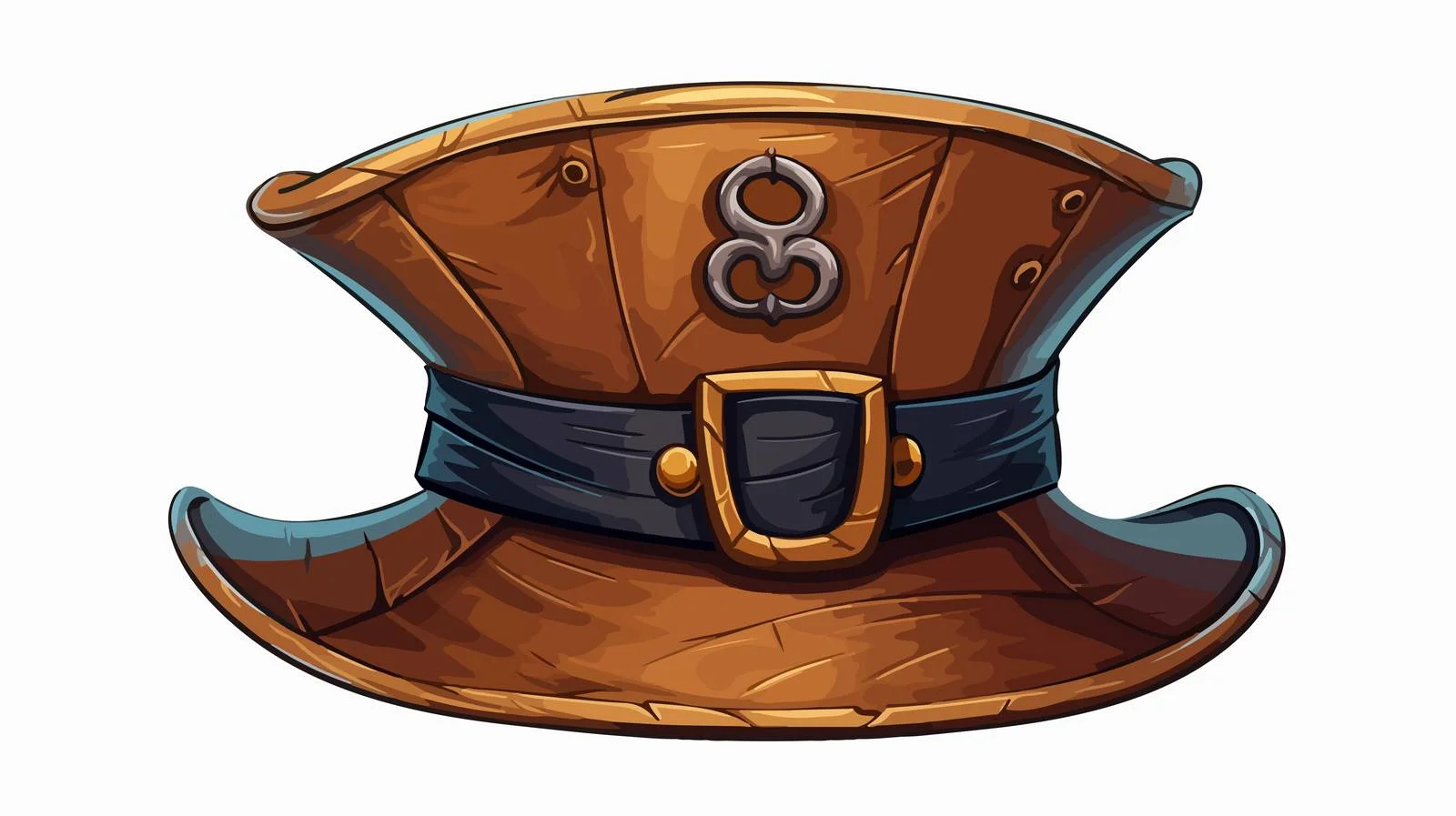 Premium Pirate Hat Cartoon Illustration — free download from Dotvec