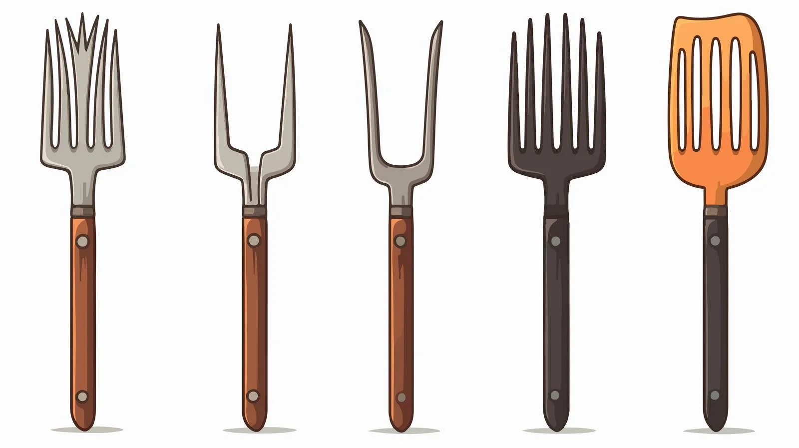 Premium Cartoon Pitchfork — free download from Dotvec