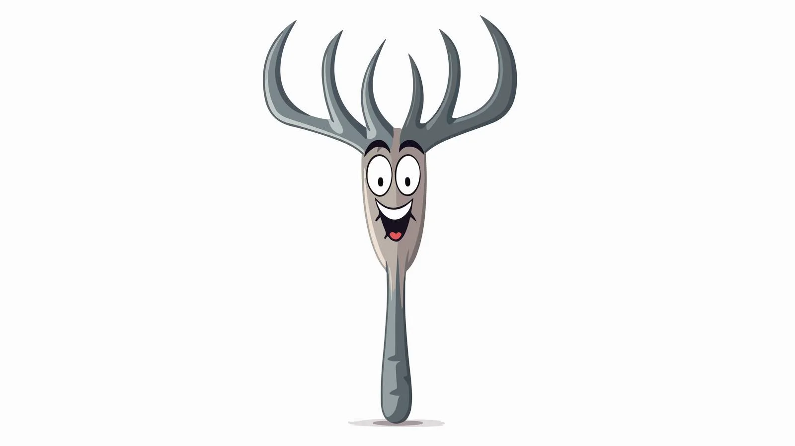 Cartoon Pitchfork Illustration — free download from Dotvec