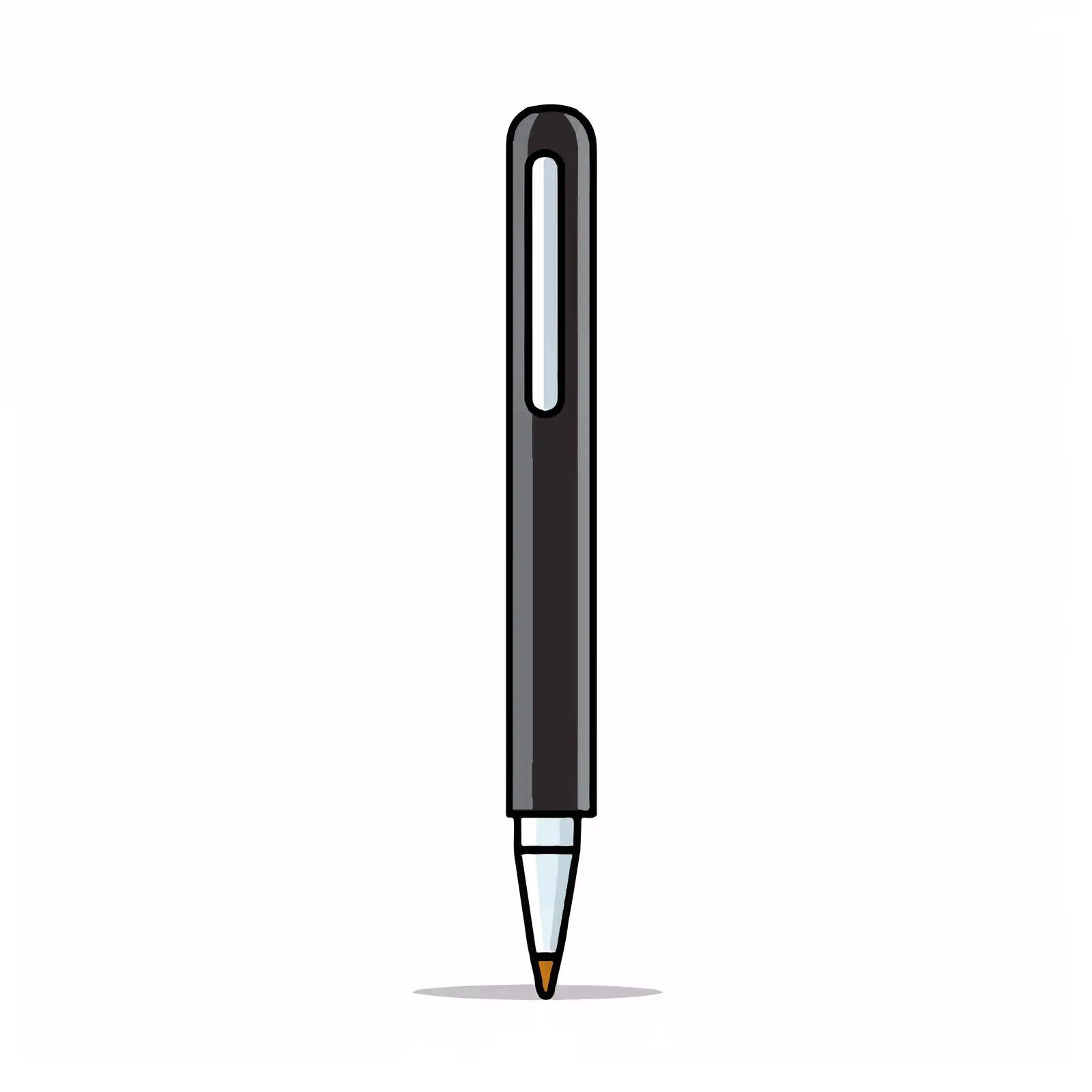 Simple Cartoon Vector Quil Pen Icon — free download from Dotvec