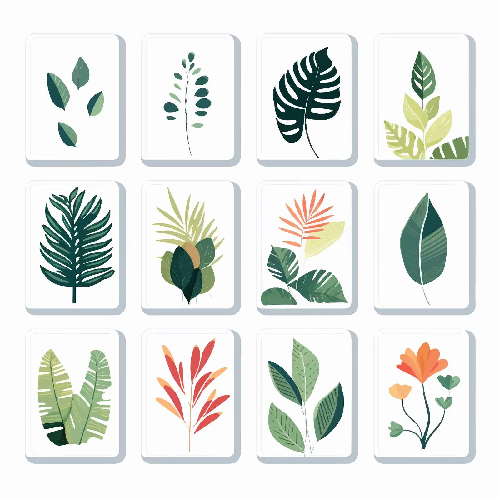 Palm Sunday Cards and Templates Set — free download from Dotvec