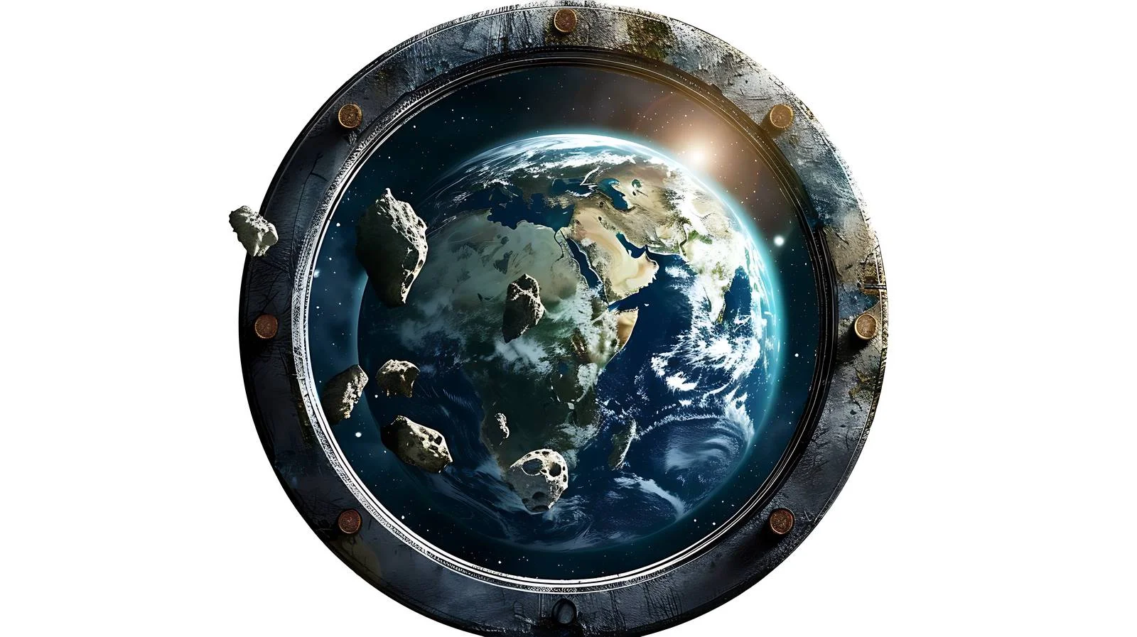 Space View: Earth and Asteroid Encounter — free download from Dotvec