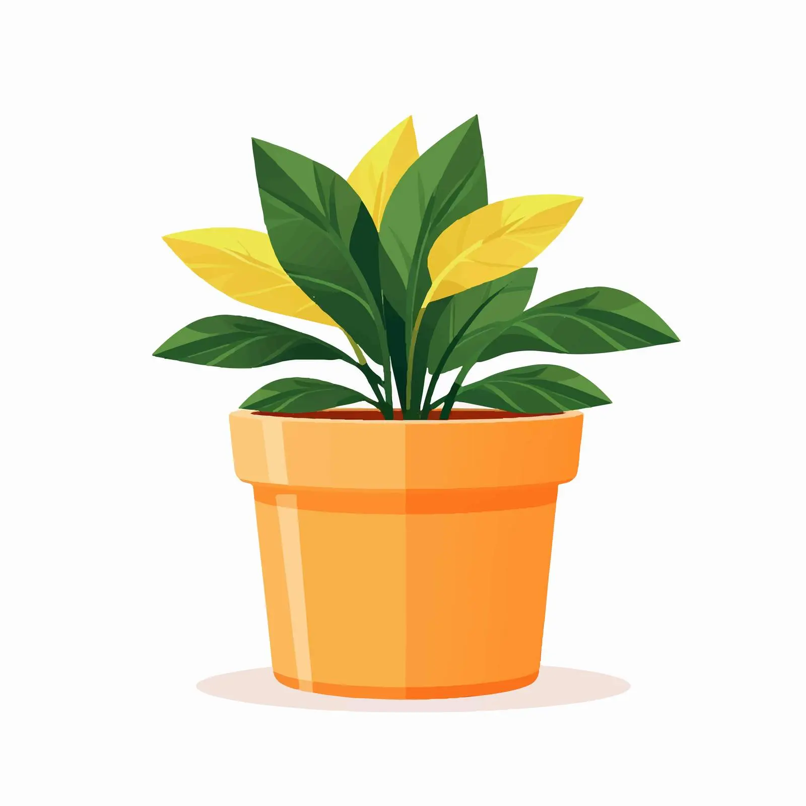 Isolated Plant Pot Vector Illustration on White Background — free download from Dotvec