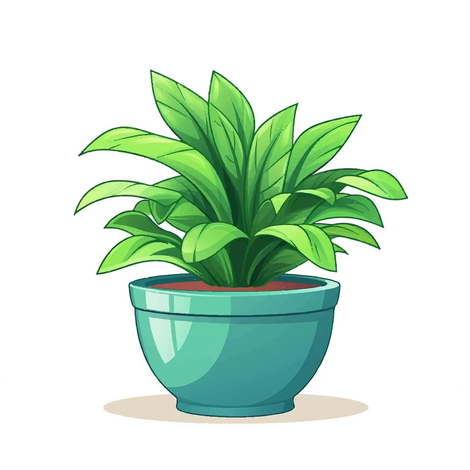 Isolated Plant Pot Vector Illustration — free download from Dotvec