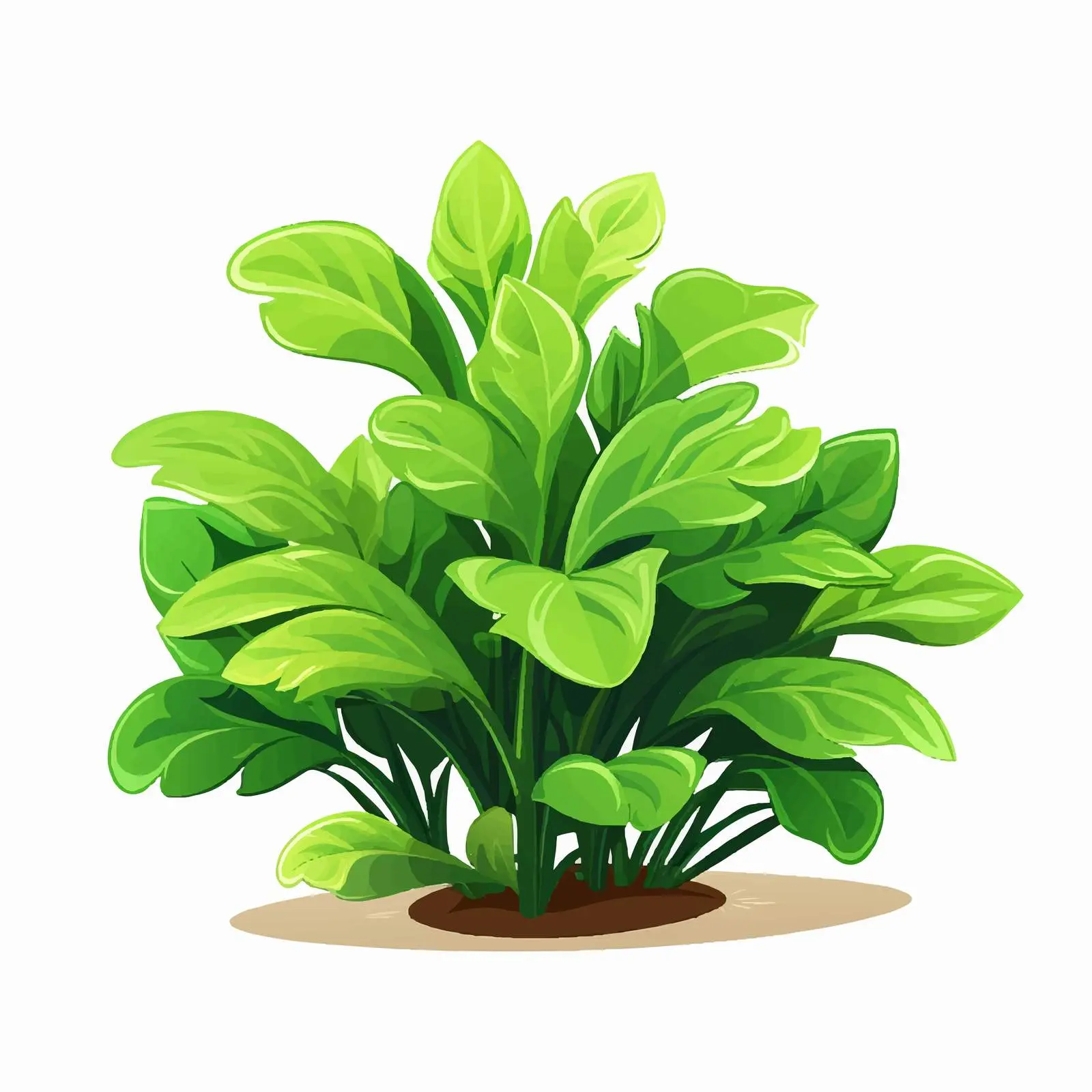 Cartoon Plant Vector Illustration Isolated Design — free download from Dotvec