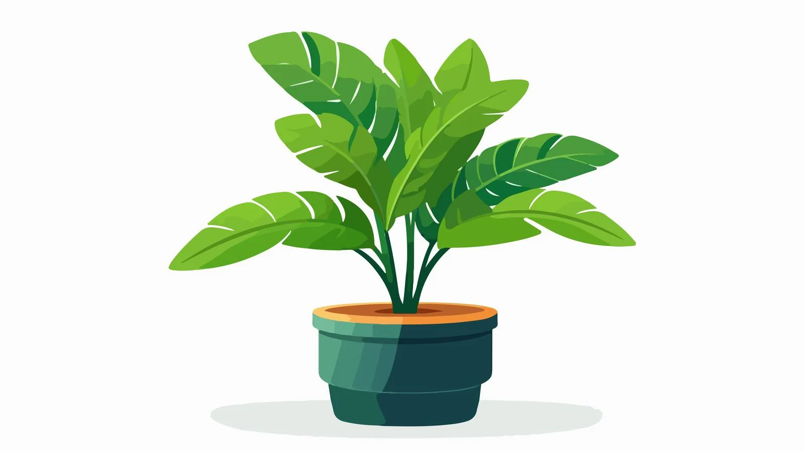 Modern Plant Pot with Quality Car — free download from Dotvec