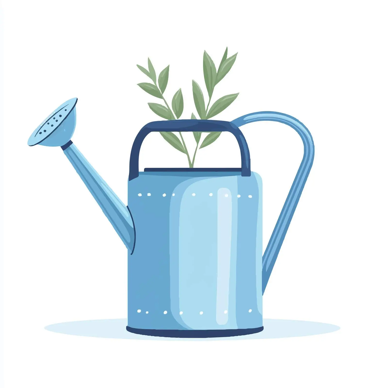Wide Angle Watering Can Illustration — free download from Dotvec