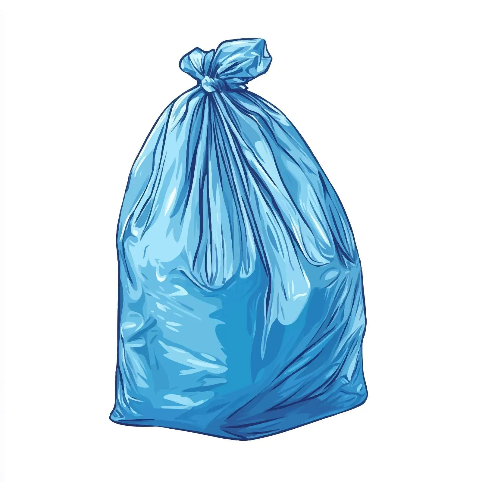 Cartoon Plastic Bag Vector Illustration — free download from Dotvec