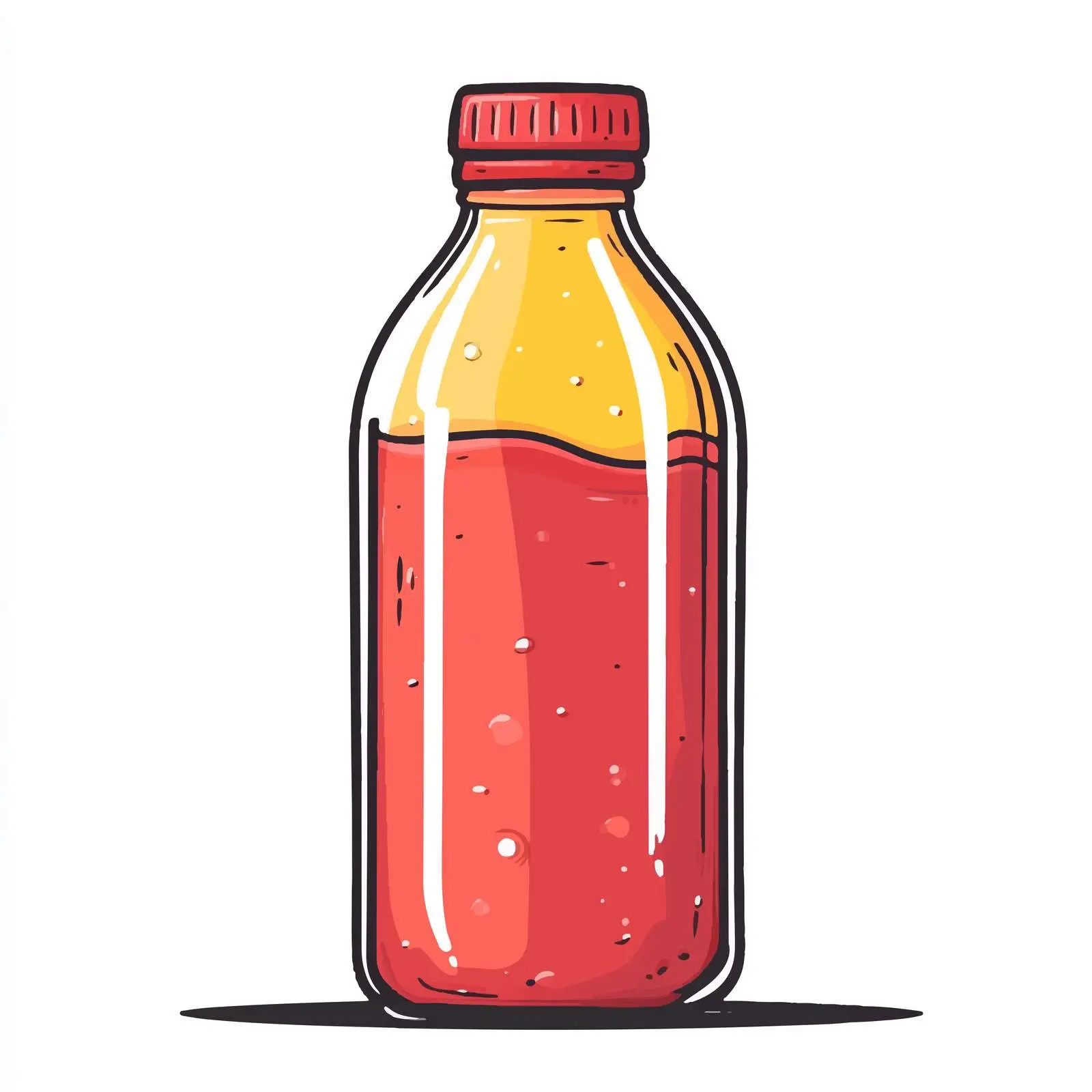 Cartoon Hand-Drawn Plastic Bottle Vector Illustration — free download from Dotvec