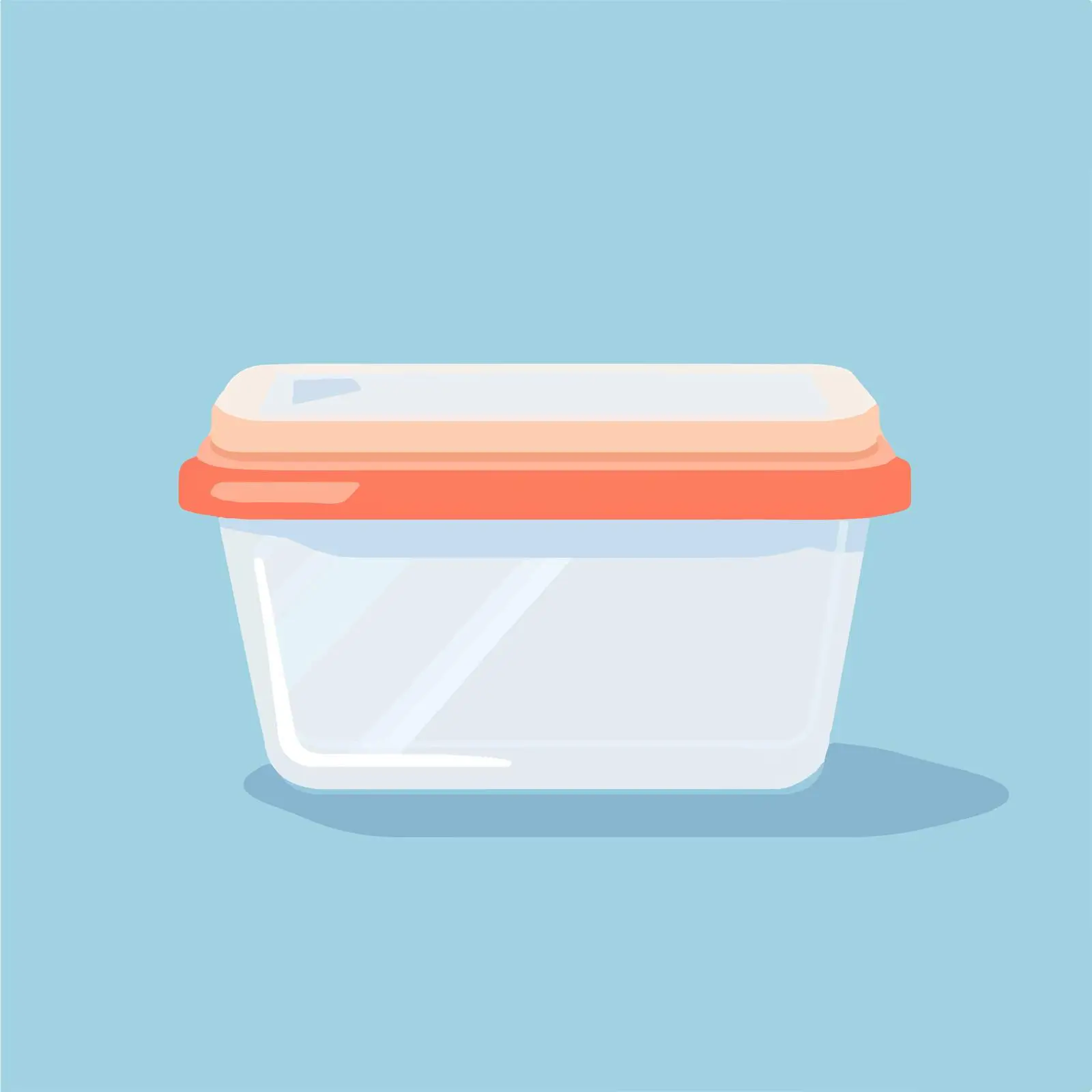 Flat Vector Illustration of Food Container — free download from Dotvec