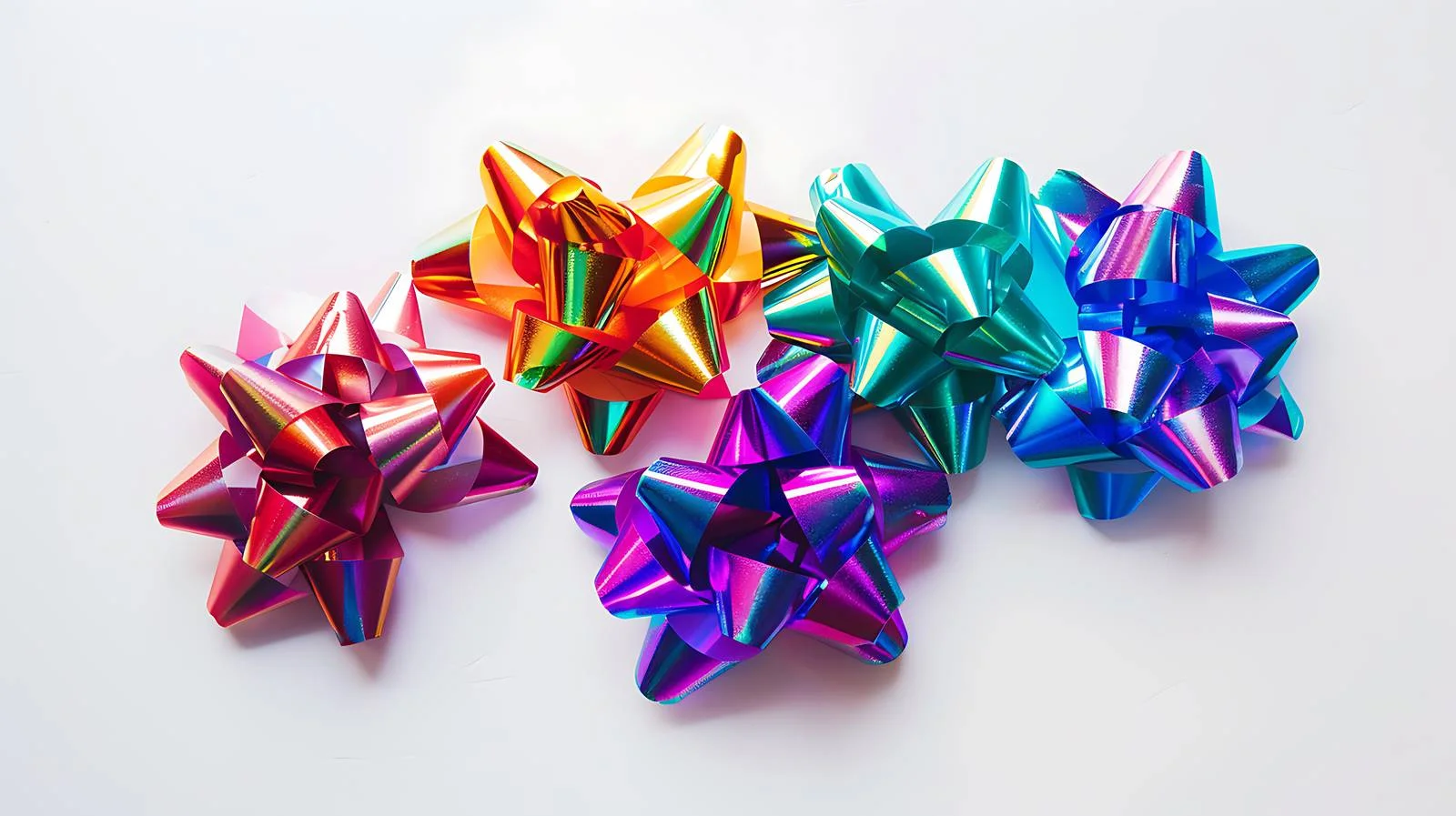 Vibrant Plastic Christmas Gift Bow — free download from Dotvec