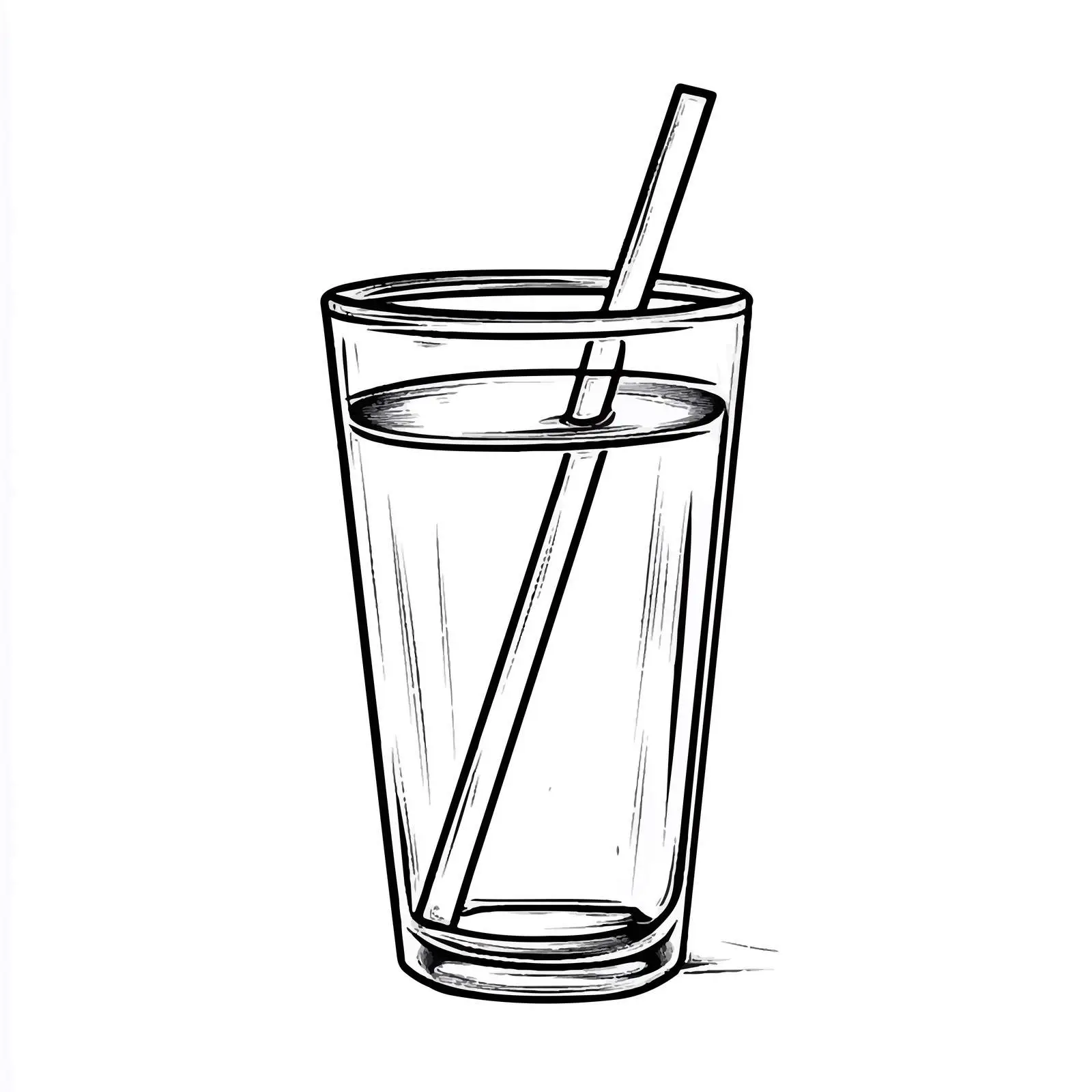 Cartoon Vector of Plastic Glass Illustration — free download from Dotvec