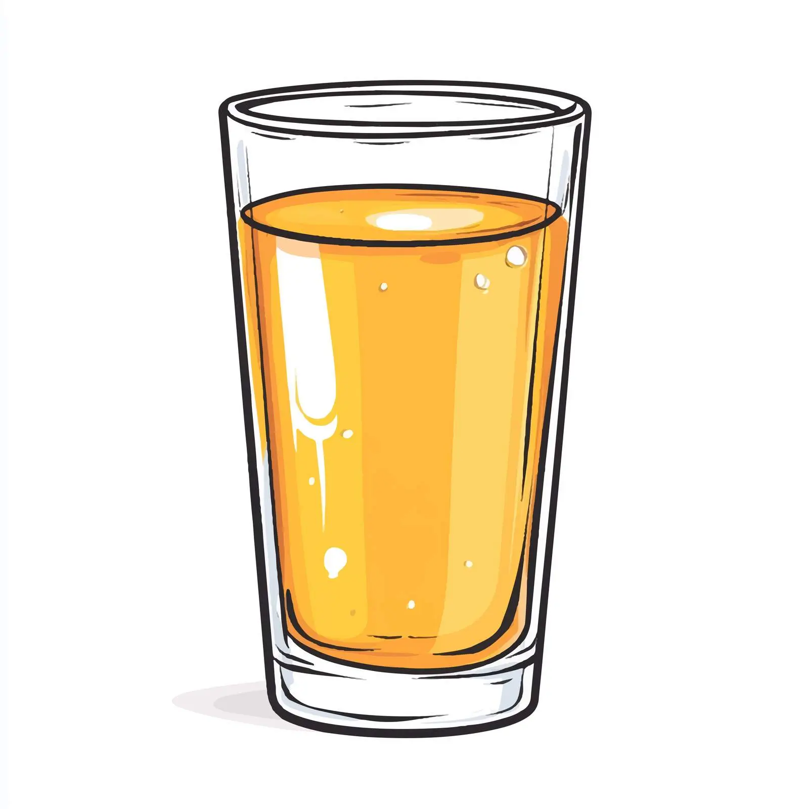 Hand-Drawn Cartoon Plastic Glass Vector Illustration — free download from Dotvec