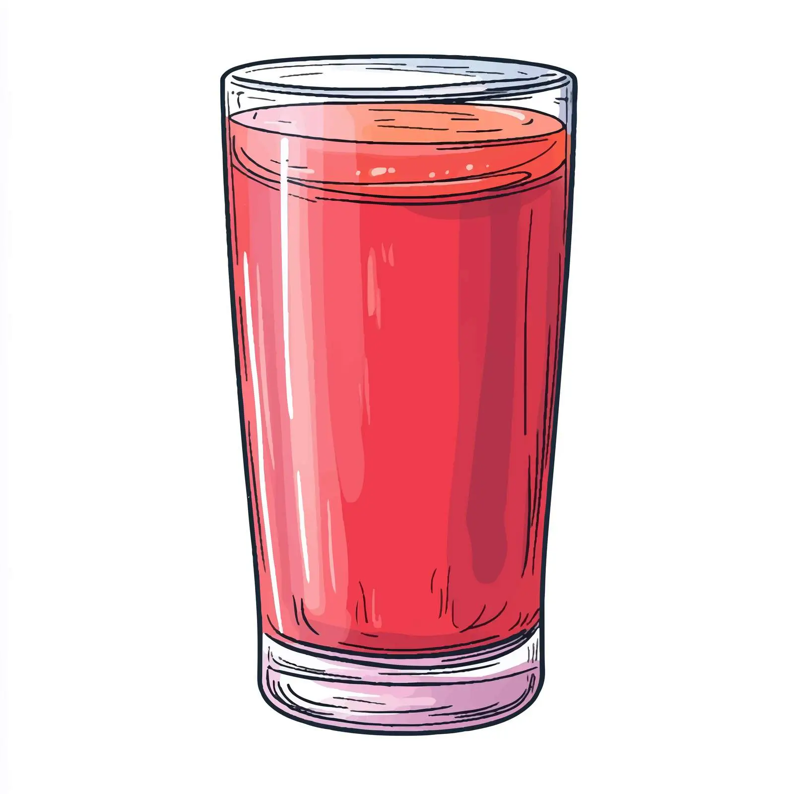 Cartoon Plastic Glass Vector Illustration — free download from Dotvec