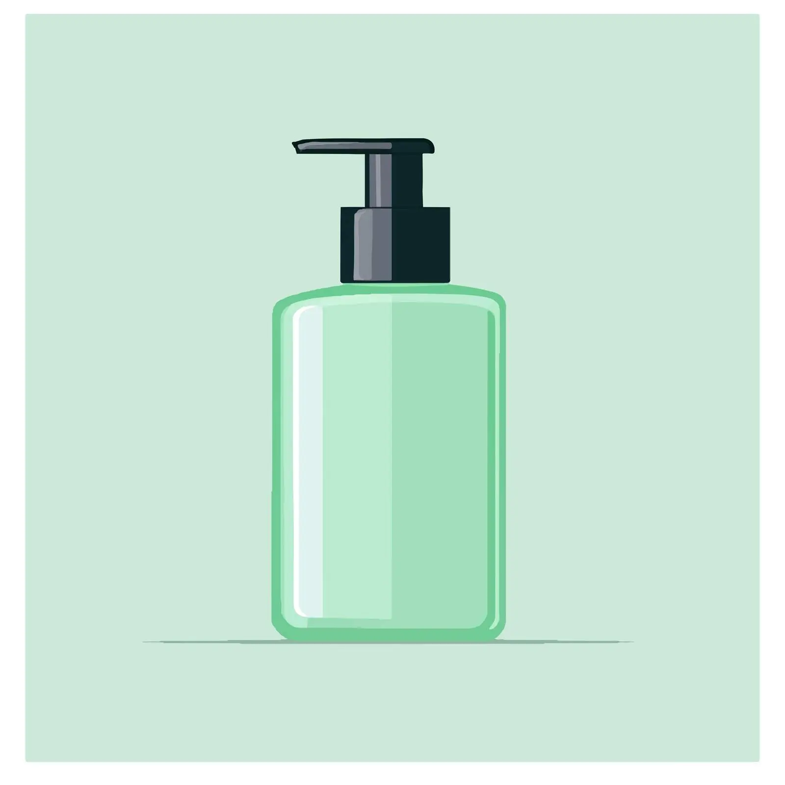 Flat Vector Design of Plastic Soap Dispenser — free download from Dotvec