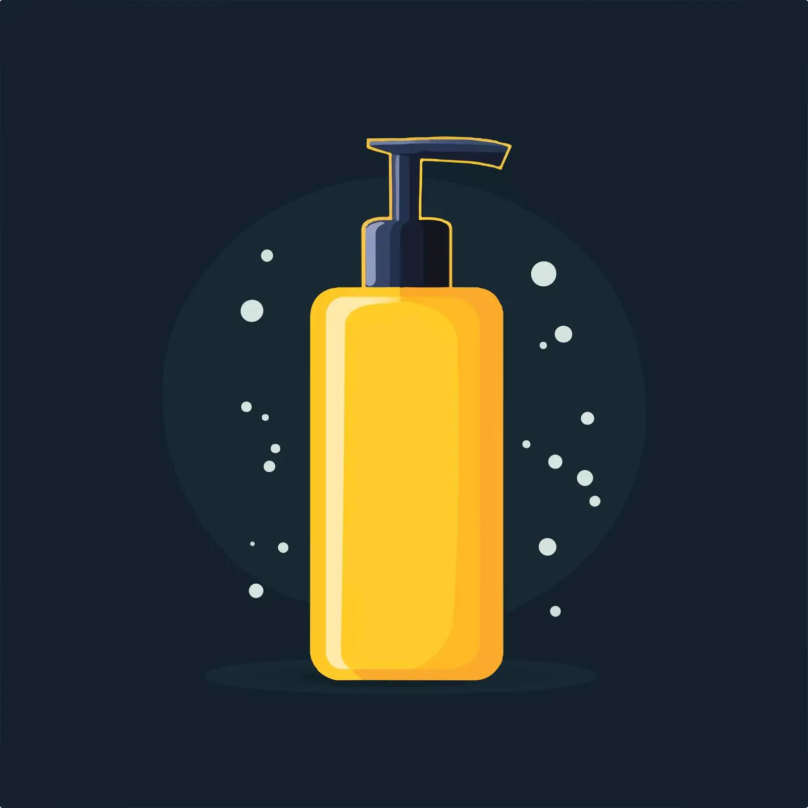 Flat Vector Design of Plastic Soap Dispenser — free download from Dotvec