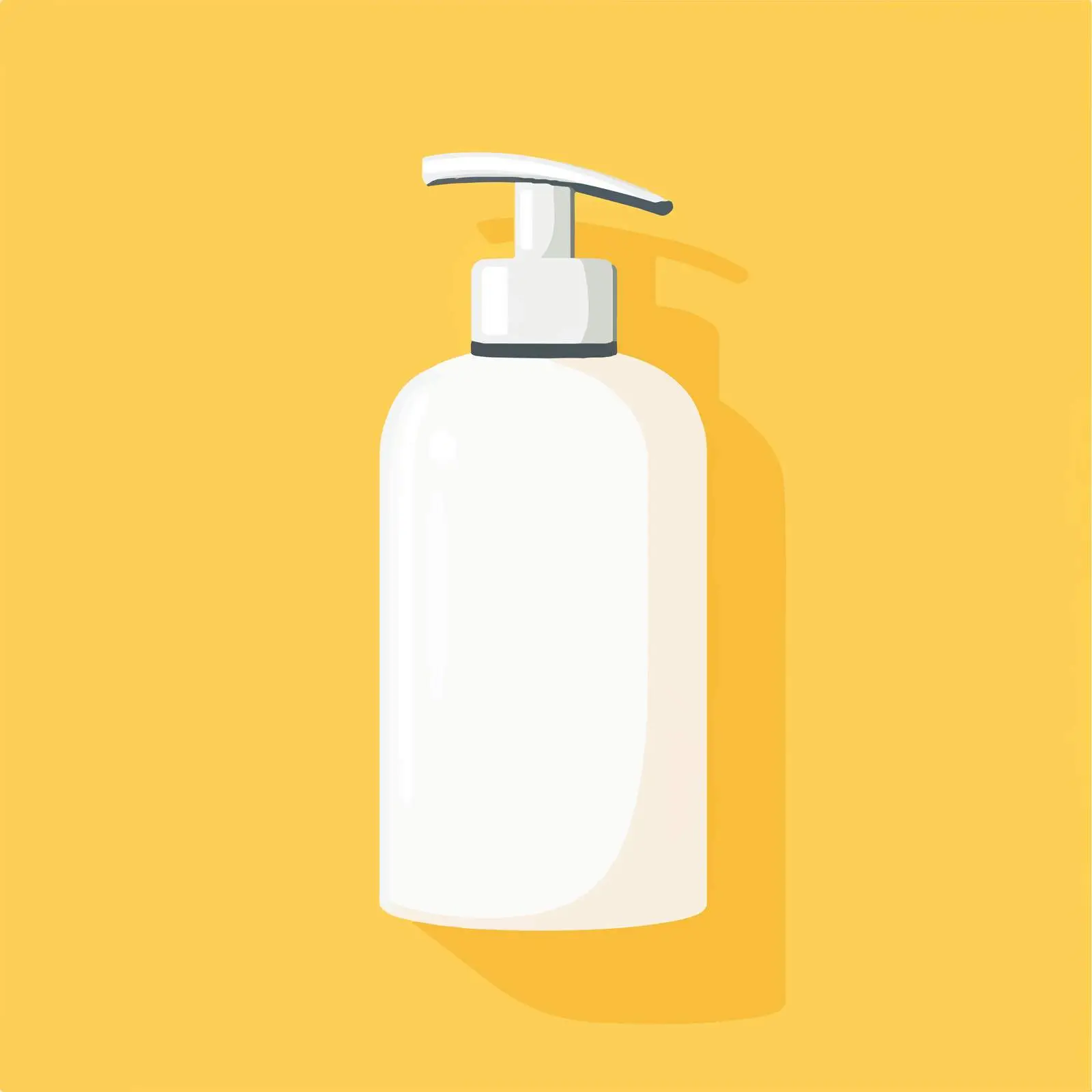 Flat Vector Illustration of Plastic Soap Dispenser — free download from Dotvec