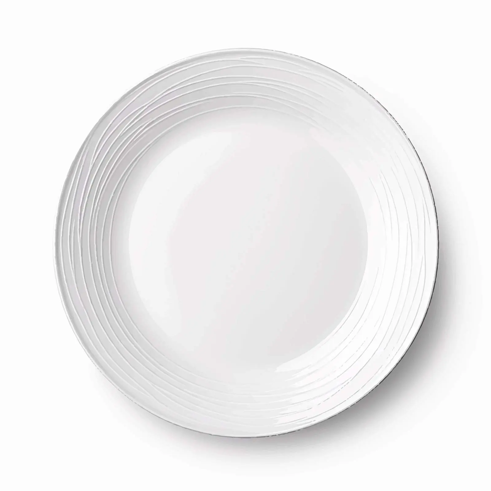 Vector Plate Line Illustration on White Background — free download from Dotvec