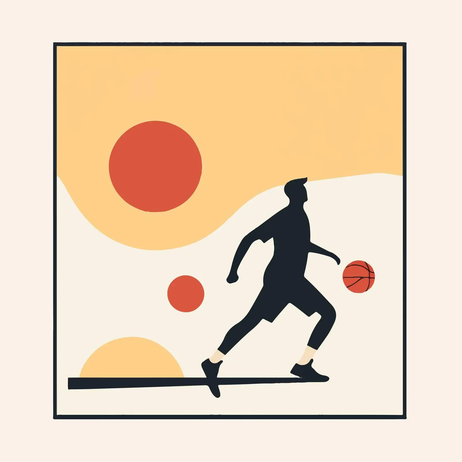 Basketball Player Silhouette Vector Illustration – free basketball game image from Dotvec