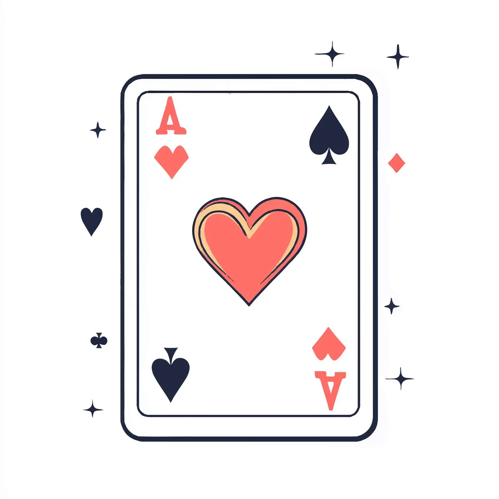 Aces of Different Suits Vector Illustration – free card game image from Dotvec