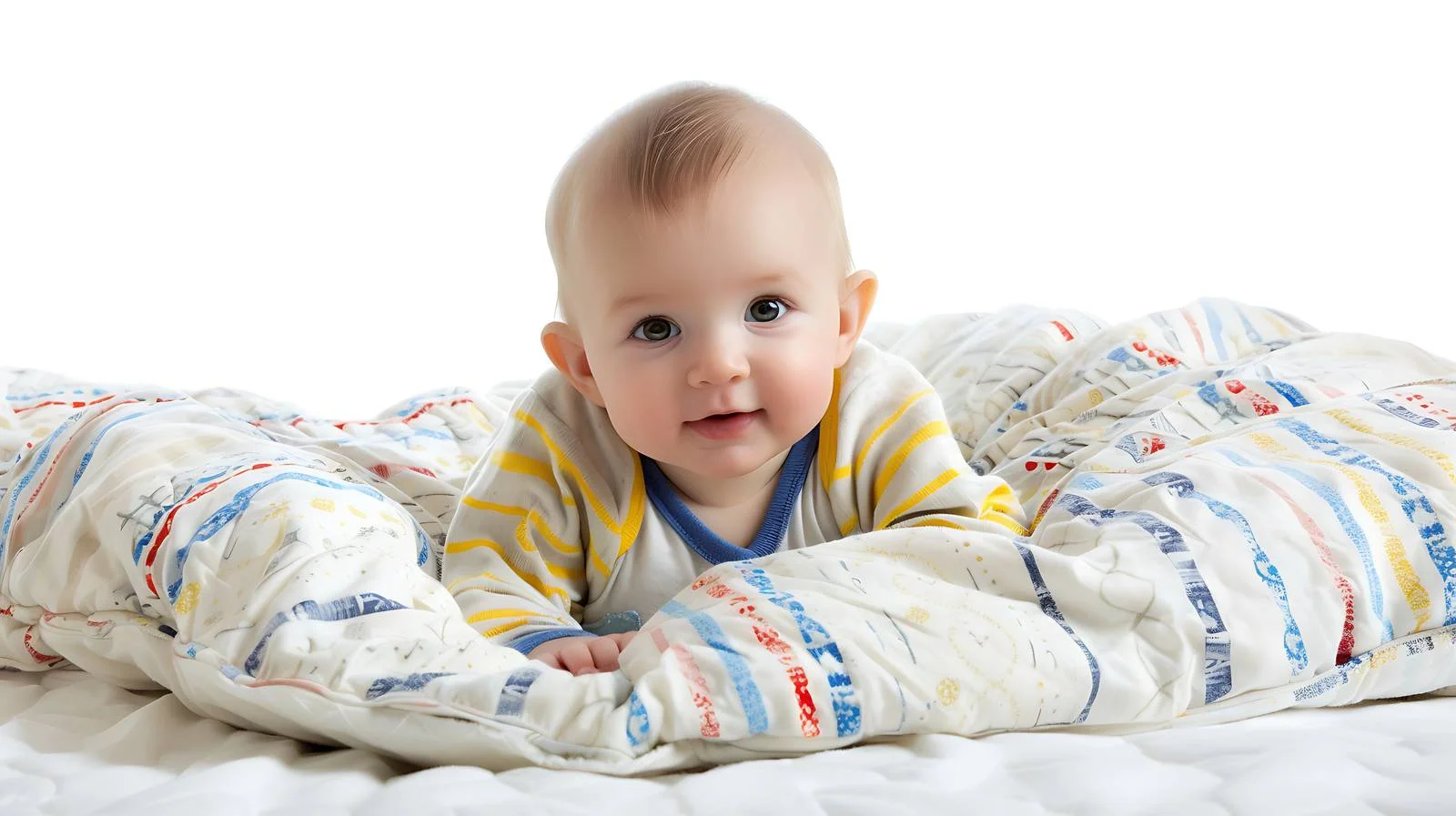 Adorable Baby on Bed — free download from Dotvec