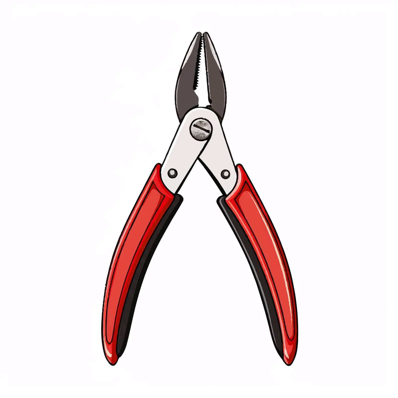 Vector Illustration of Pliers on White Background — free download from Dotvec