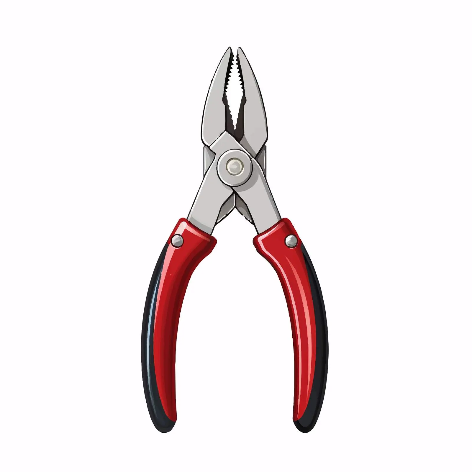Vector Illustration of Pliers on White Background — free download from Dotvec