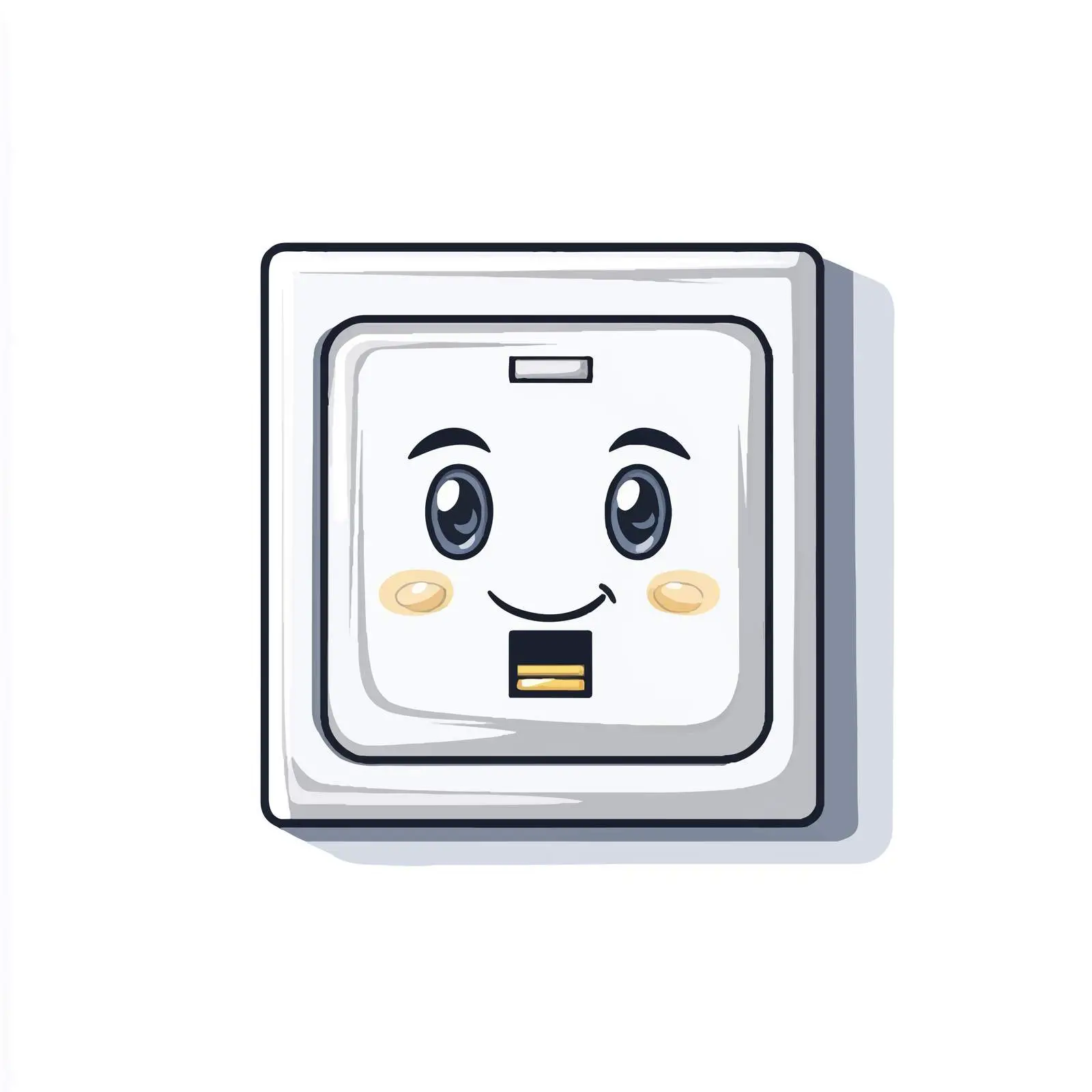 Cartoon Plug and Electric Socket Vector Illustration — free download from Dotvec