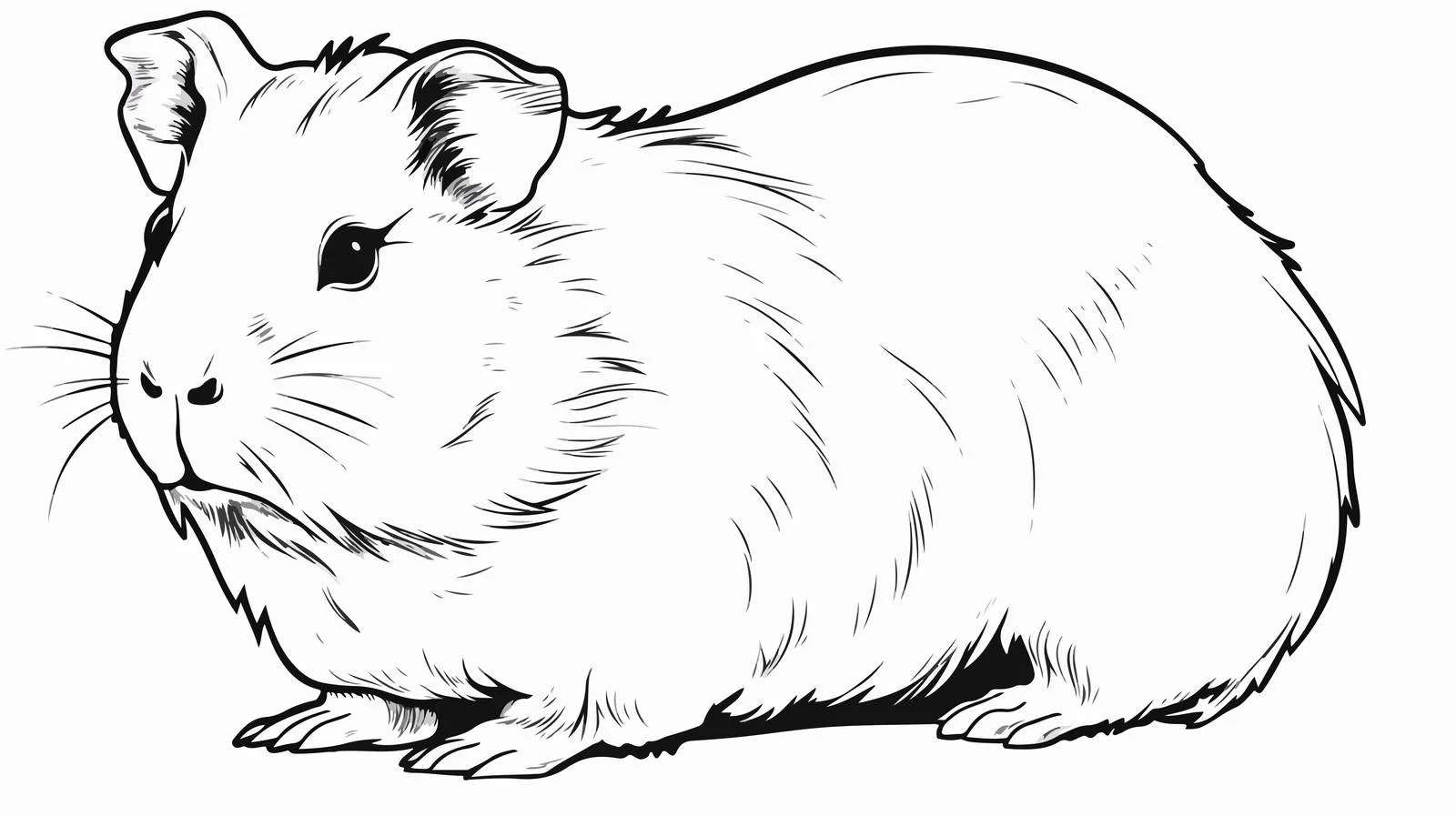 Guinea Pig Sketch Vector Graphics — free download from Dotvec