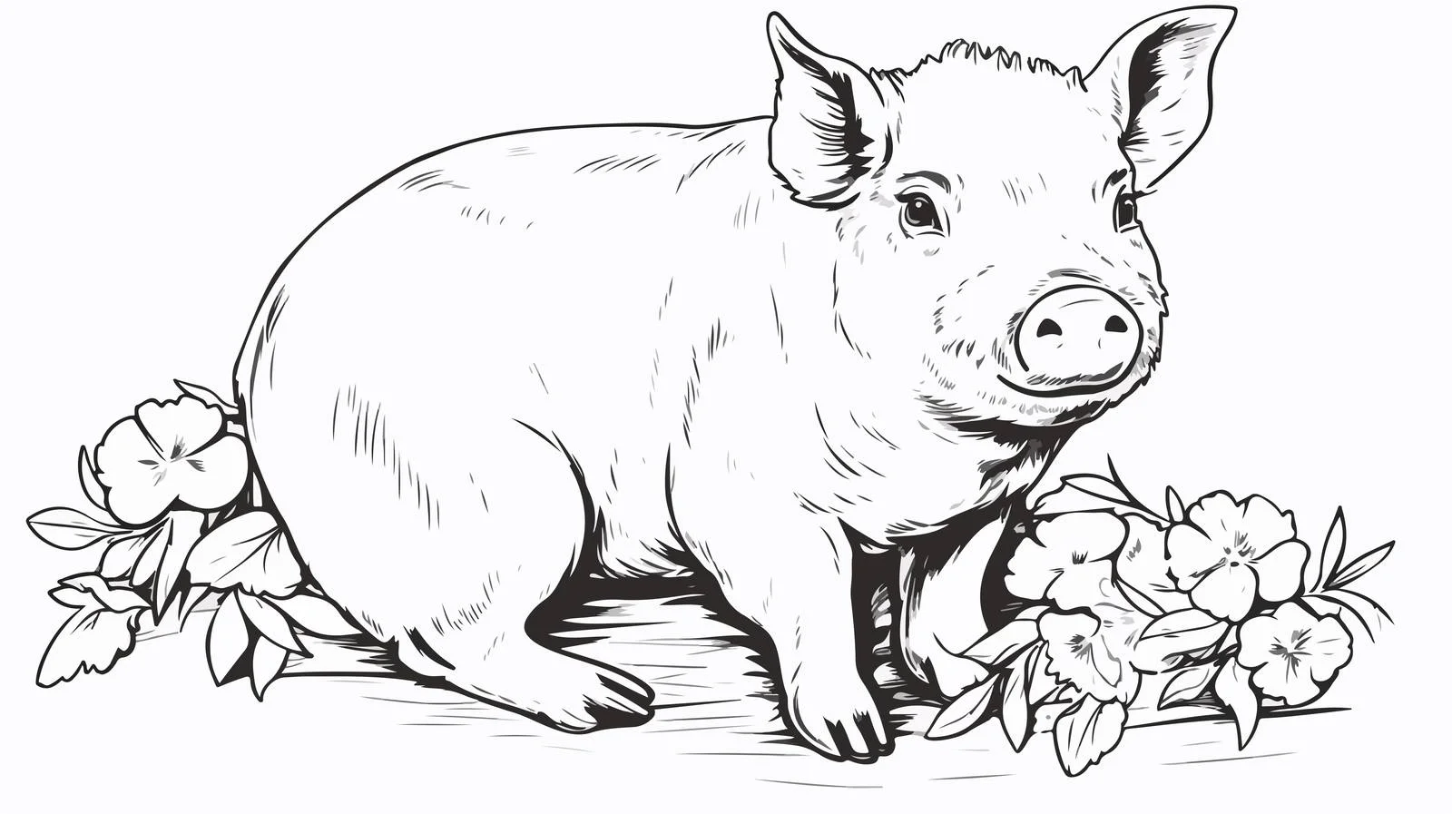 Guinea Pig Sketch Vector Graphics — free download from Dotvec