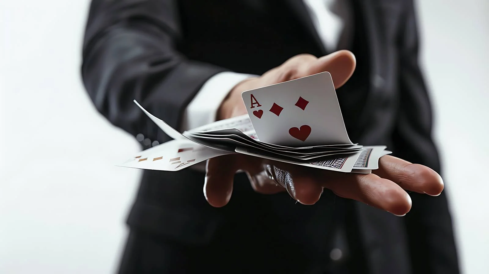 Poker Player Shuffling Cards — free download from Dotvec