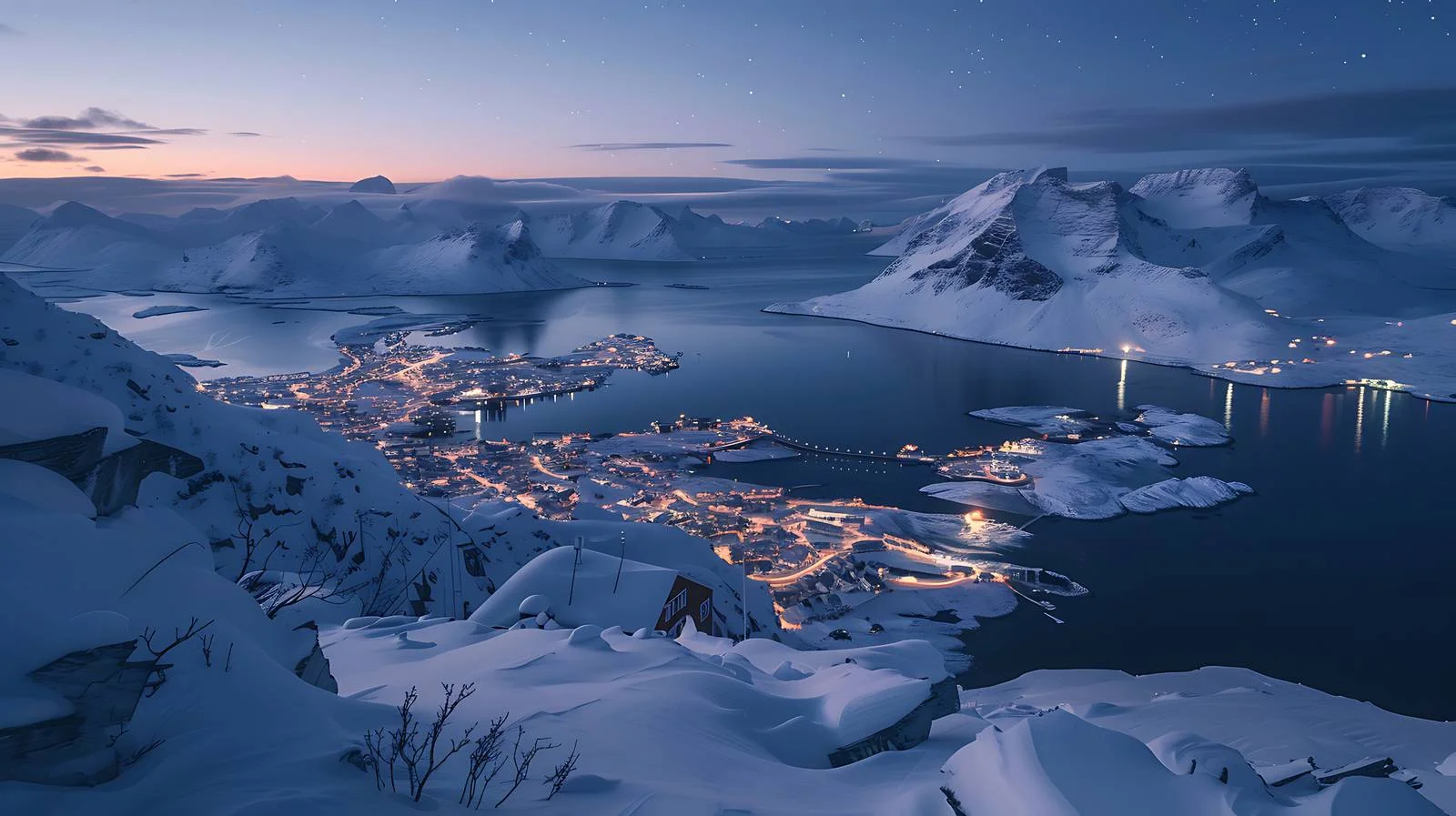 Mesmerizing Polar Night View from Reinebringen – free lofoten image from Dotvec