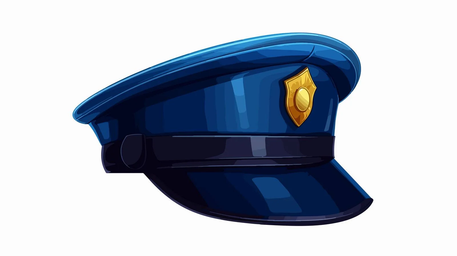 Police Hat Cartoon Design — free download from Dotvec